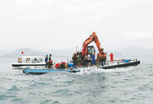 三亚南方供电局西岛10KV海底电力电缆敷设工程（